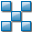 pixels, grid, fix, complete, cube, solution icon