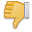 thumb down icon
