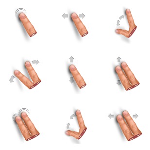 Human Finger Gesture Pack icon sets preview