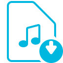 audio, music, music, sound, file, document, mp3 icon