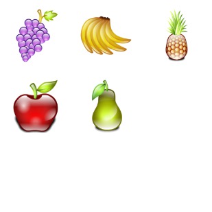 Delicious Fruits icon sets preview