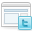 twitter, web, layout icon