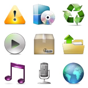 Shimmer icon sets preview