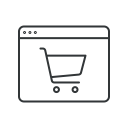 online shop, online store, online shopping, buy, shopping, shopping cart, ecommerce icon