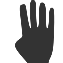 Fingers, Four icon