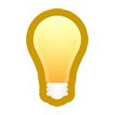 Bulb, Light, On icon