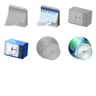 Large Calendar icon sets preview