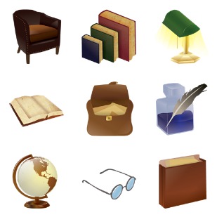 Library icon sets preview
