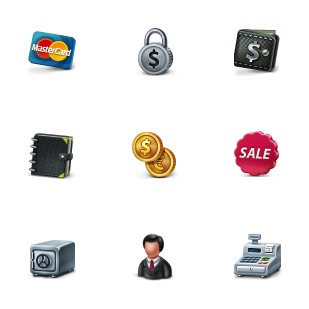 Commercio icon sets preview