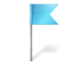 Azure, Flag, Map, Marker, Right icon