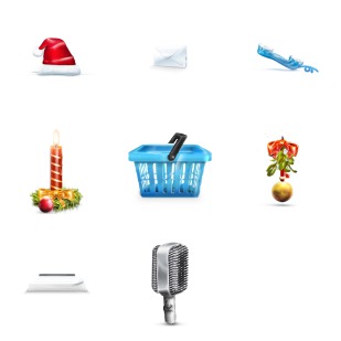 Christmas icon sets preview