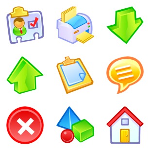 Web icon sets preview
