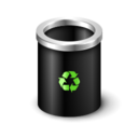 recyclebin,empty,blank icon