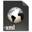 document, paper, xml, file icon