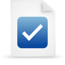 document, paper, blue, file icon