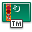 turkmenistan, flag icon