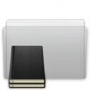 Folder, Graphite, Library icon