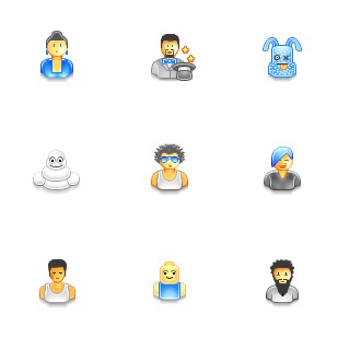 55 User Part 1 icon sets preview