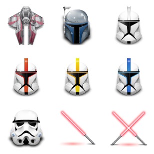 Star Wars icon sets preview