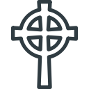 cross, celtic, halloween icon