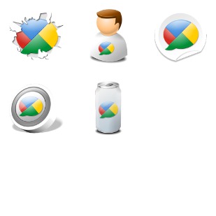 Google Buzz Kit icon sets preview