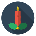 light, xmas, red, candle, holiday, christmas icon