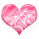 heart, valentine, love, pink icon