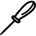Screwdriver hand drawn tool outline icon