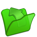 Folder, Green, Parent icon