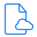 document, cloud icon