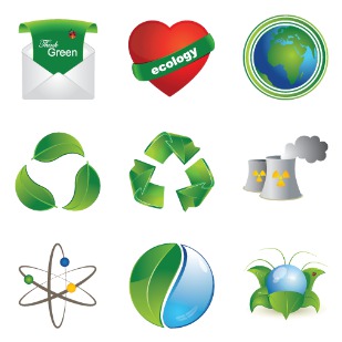 Ecology icon sets preview