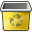 bin, trash, trash can, recycling, waste icon