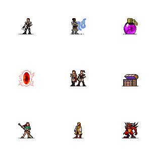 Diablo II icon sets preview