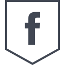 social, logo, media, facebook icon
