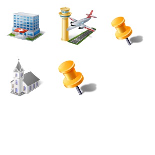 Vista Style GIS/GPS/MAP icon sets preview