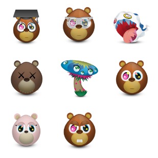 Graduation icon sets preview