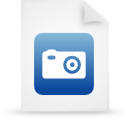 paper, document, file, blue icon