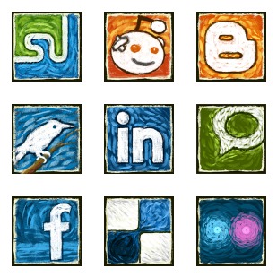 Social Network icon sets preview