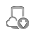 down, wap icon
