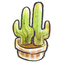 cacti, flowerpot icon