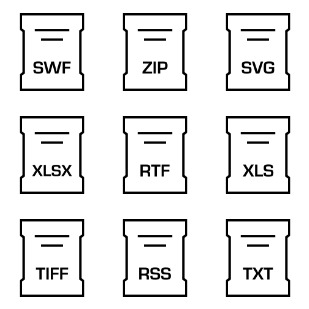 File Names ! icon sets preview