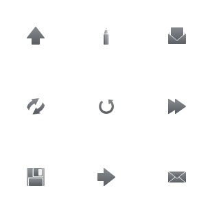 iPhone Toolbar icon sets preview