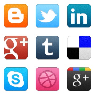 Social Icons icon sets preview