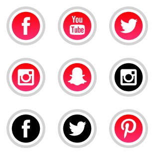Social Media & Logos 8 ! icon sets preview