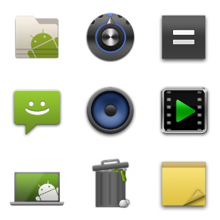 Android Style Icons R1 icon sets preview