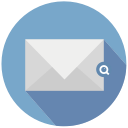looking, search, mail icon