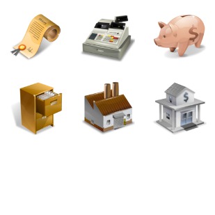 Supervista Accounting icon sets preview
