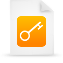 file, paper, document, orange icon