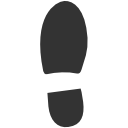 shoe, left icon