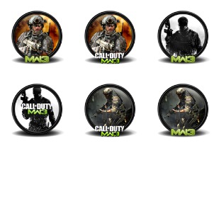 Call Of Duty Modern Warfare 3 icon sets preview